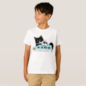 タキシード子天犬の丼 Tシャツ (正面フル)