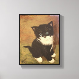 タキシード子猫 キャンバスプリント