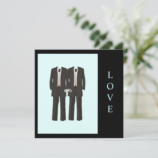 タキシード愛 招待状 (スタンド正面)