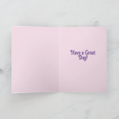 タキシード猫かわいいバラ花猫水彩バラ カード (内部)