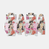 タキシード猫かわいいバラ花猫水彩バラ フェイバーボックス (折り畳みなし)