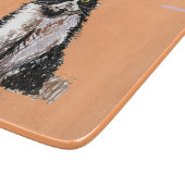 タキシード猫かわいい猫たち白黒オレンジ カッティングボード (角)