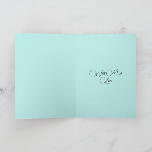 タキシード猫かわいい猫ペンシルスケッチ誕生日カード カード (内部)