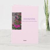 タキシード猫かわいい花かわいらし猫クリスマスカード カード (裏面)