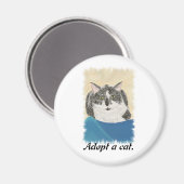 タキシード猫が猫のプロモーション磁石を採用 マグネット (正面/裏面)