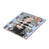 タキシード猫が眠おもしろいる猫とハッピーダンスタイル タイル (側面)