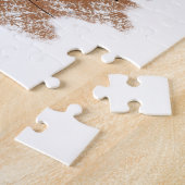 タキシード猫とユリ |感動的引用文 ジグソーパズル (側面)