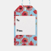 タキシード猫に愛される黒猫と白猫の少女 ギフトタグ (裏面)