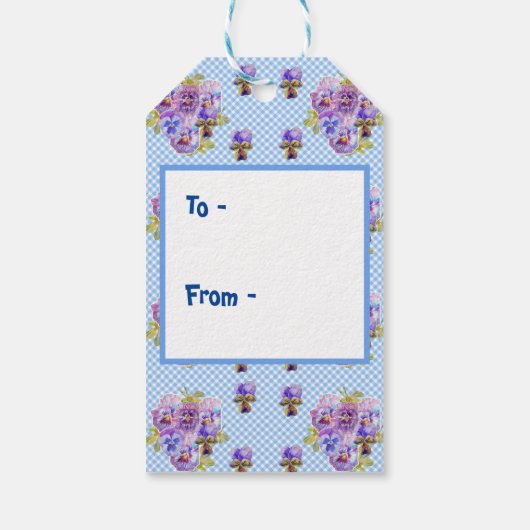 タキシード猫に愛される黒猫と白猫の少女 ギフトタグ (裏面)