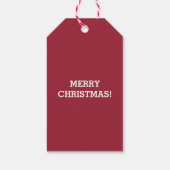 タキシード猫のストッキングストライプのプレゼントラベル ギフトタグ (裏面)