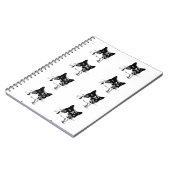 タキシード猫のノート ノートブック (左側)