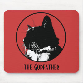 タキシード猫のマウスパッド マウスパッド