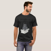 タキシード猫のママ かわいい Tシャツ (正面フル)