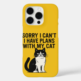 タキシード猫の予定が入ってなくて申し訳ない iPhone 16 PROケース