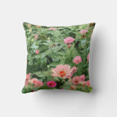 タキシード猫の枕(花柄) クッション (裏面)