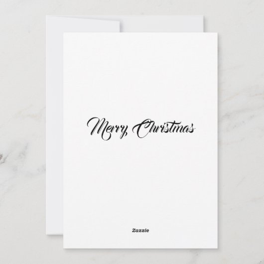 タキシード猫の金ゴールドエレガントフレームヴィンテージクリスマス シーズンカード (裏面)