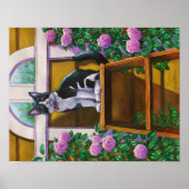 タキシード猫はしご ポスター (正面)