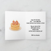 タキシード猫キッテンユーモアおめでとうございます カード (内部)