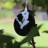 タキシード猫キティ猫の白黒猫 セラミックオーナメント