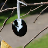 タキシード猫キティ猫の白黒猫 セラミックオーナメント