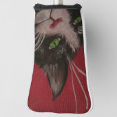 タキシード猫ゴルフヘッドカバー ゴルフヘッドカバー (回転90)