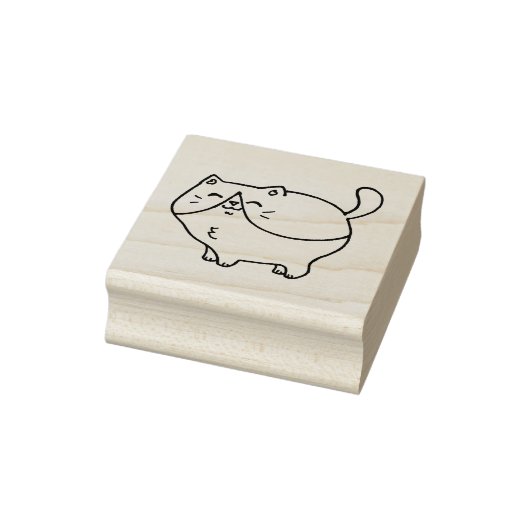 タキシード猫スタンプ ラバースタンプ (スタンプ)