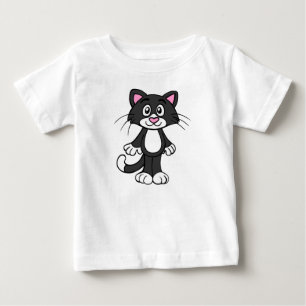 タキシード猫ベビーTシャツ ベビーTシャツ