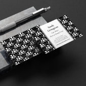 タキシード猫モダン幾何学的名刺 名刺