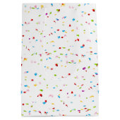 タキシード猫誕生日風船 ミディアムペーパーバッグ (裏面)