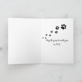 タキシード猫2026年のお正月 シーズンカード (内部)