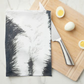 タキシード猫 キッチンタオル (四つ折り)