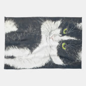 タキシード猫 キッチンタオル (横)