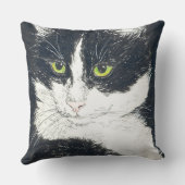 タキシード猫 クッション (裏面)