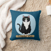 タキシード猫 クッション (ブランケット)