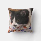 タキシード猫 クッション (裏面)