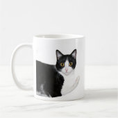 タキシード猫 コーヒーマグカップ (左)