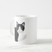 タキシード猫 コーヒーマグカップ (正面左)