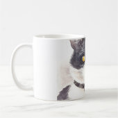 タキシード猫 コーヒーマグカップ (左)