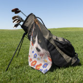 タキシード猫 ゴルフタオル (グリーン)