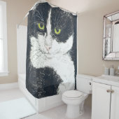 タキシード猫 シャワーカーテン (インサイチュ)