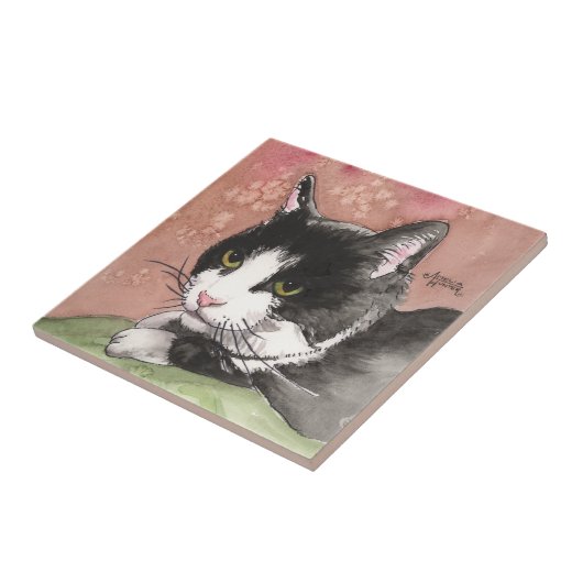 タキシード猫 タイル (側面)