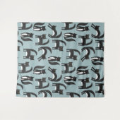 タキシード猫 タペストリー (正面(横))