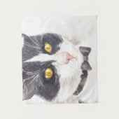 タキシード猫 タペストリー (正面)