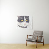 タキシード猫 タペストリー (インサイチュ(横))