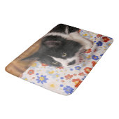 タキシード猫 バスマット (アングル)