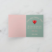 タキシード猫&バラバレンタインデー シーズンカード (内部)