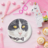 タキシード猫 ペーパープレート (パーティー)