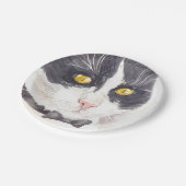 タキシード猫 ペーパープレート (アングル)