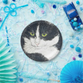 タキシード猫 ペーパープレート (パーティー)