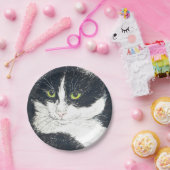 タキシード猫 ペーパープレート (パーティー)